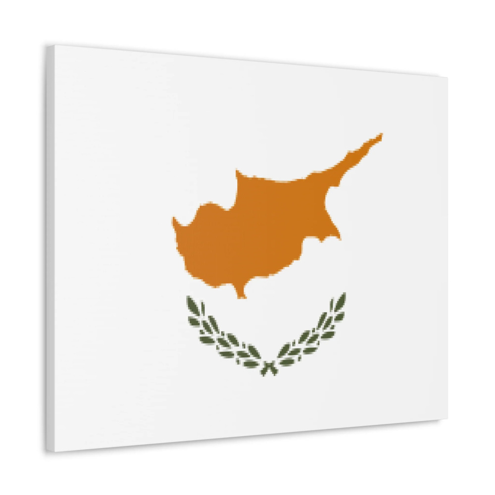 Cyprus Country Flag Canvas Vibrant Wall Art Unframed Home Decor